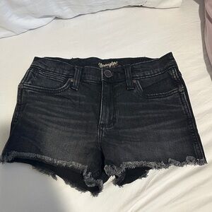 Wrangler Women's Black Jean Shorts